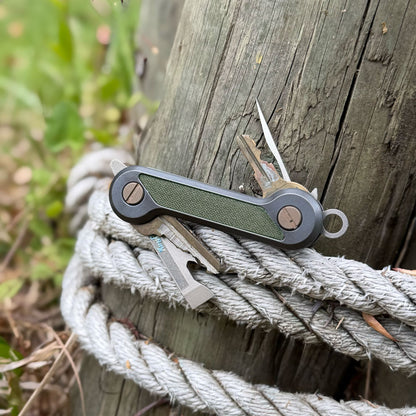 Ranger Green Cordura Skin Titanium KeyBar