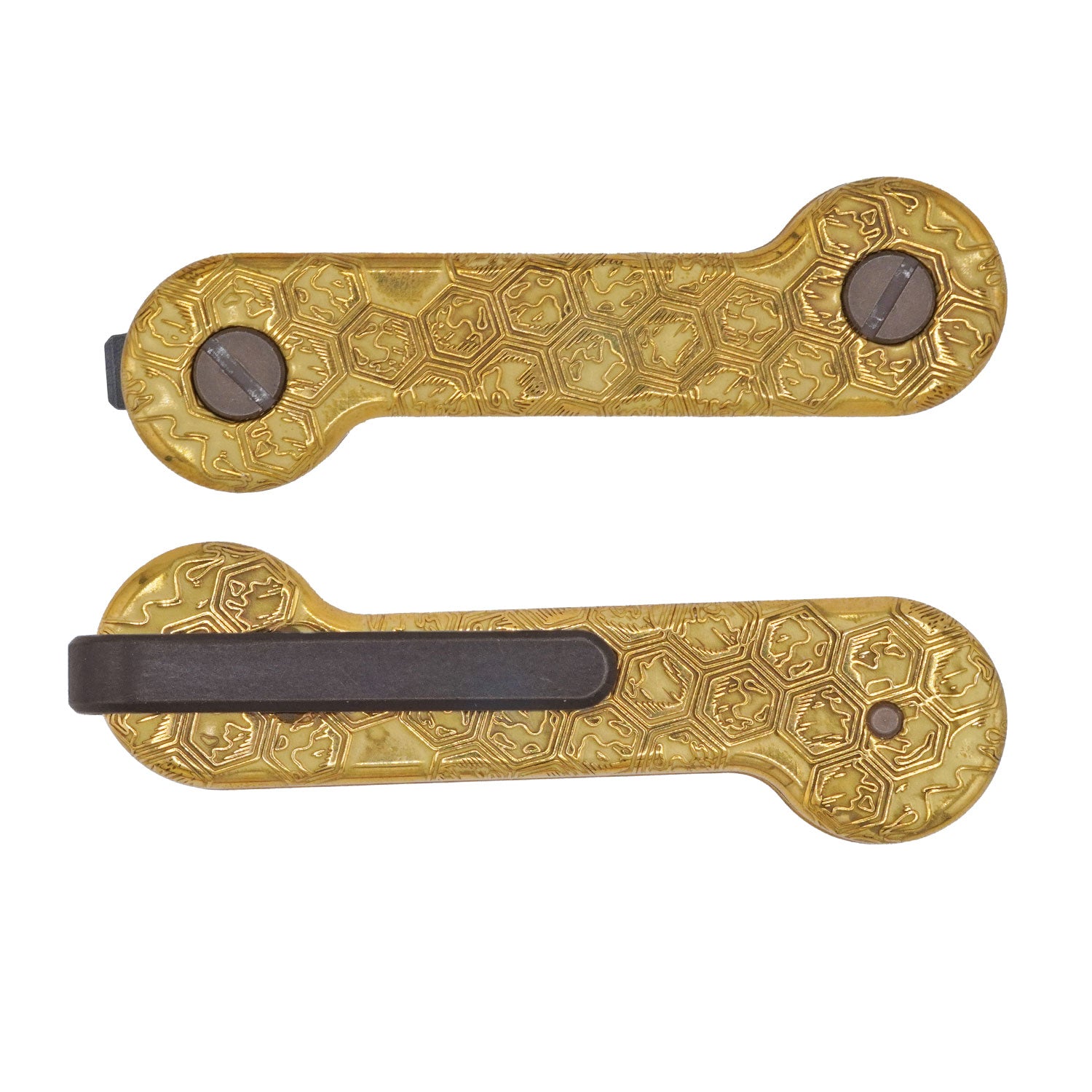 Honecomb-Brass-KeyBar-Key-and-Tool-Organizer